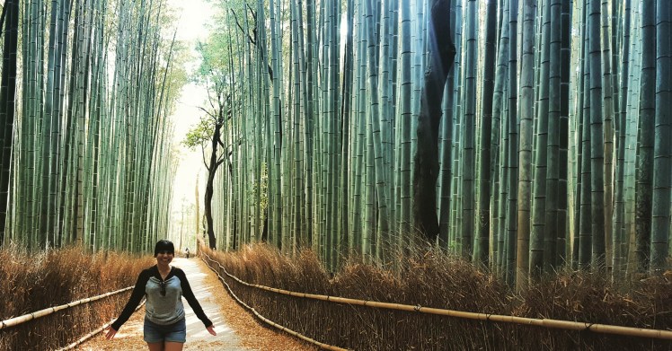 Arashiyama Bamboo Forest, Kyoto Japan