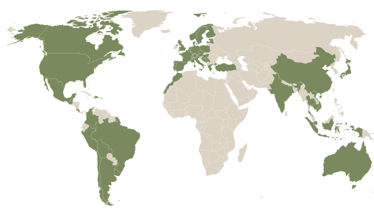 50 countries visited by our founder Salma