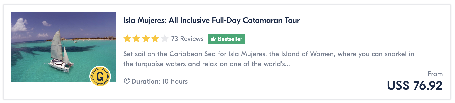 Isla mujeres catamaran tour