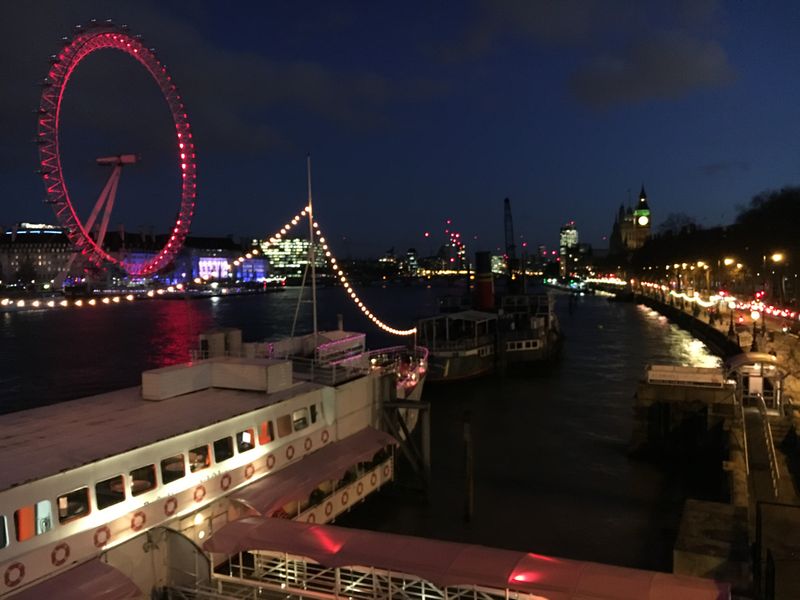 Thames River, London Eye