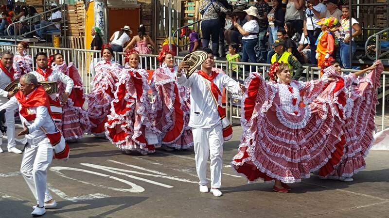 6 hour parade in Barranquilla Carnaval