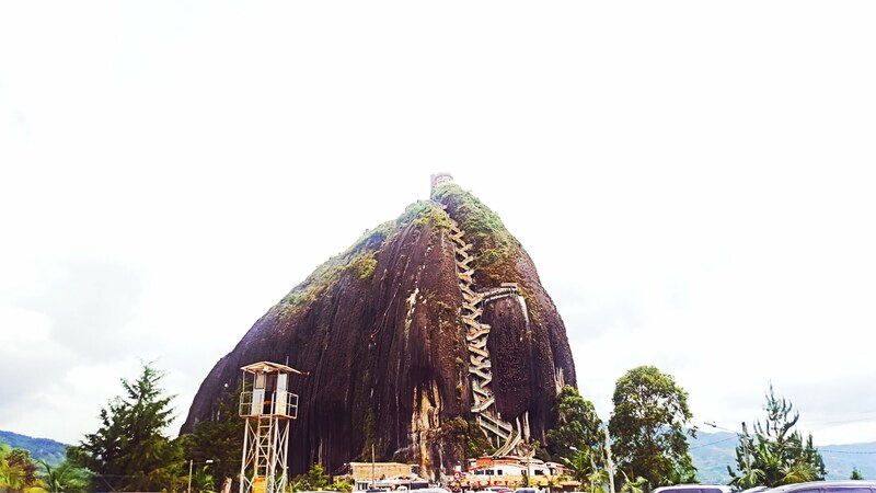 Piedra del Peñol is not to be missed - this rock can be climbed with 750 steps for an incredible view. 