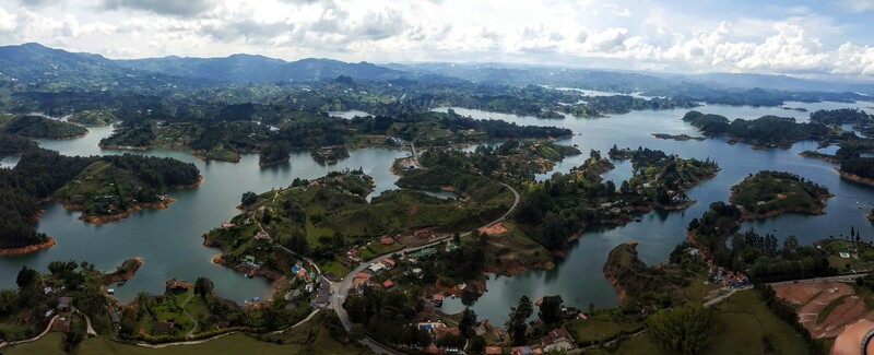 Breathtaking view from piedr﻿a del Peñol!!!!!