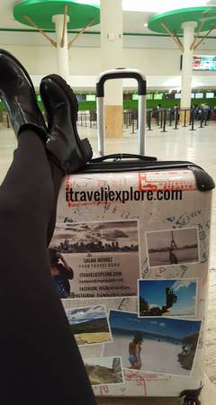 customized travel suitcase